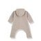 Bjorn Wool Blend Hooded Baby Pramsuit Onesie (Beige)